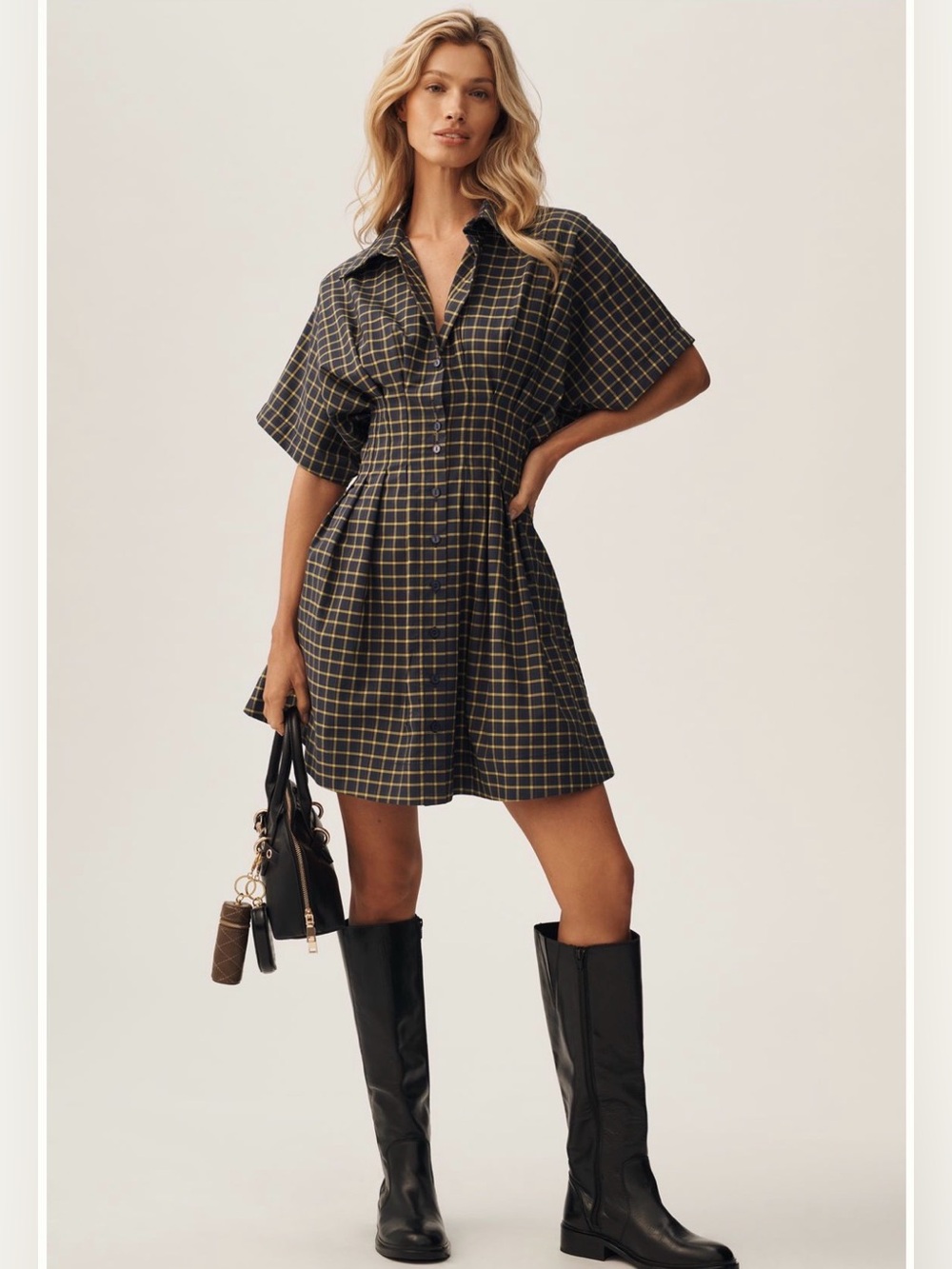 Anthropologie Tobie Mini Shirtdress by Exquise